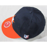 MLB Houston Astros Youth Cap Flat Brim Raised Replica Cotton Twill Hat Road