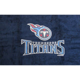 NFL Tennessee Titans Logo and Name Fan Towel Navy 15" by 25" by WinCraft