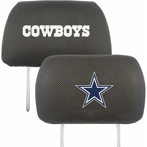 NFL Dallas Cowboys Head Rest Cover Double Side Embroidered Pair by Fanmats
