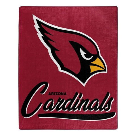 NFL Arizona Cardinals Royal Plush Raschel Throw Blanket Signature Design 50x60