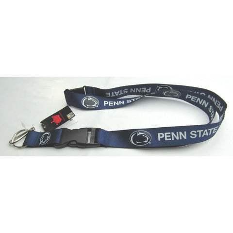 NCAA Penn State Nittany Lions Logo and Name Silver Lanyard 23"L 3/4"W by Aminco