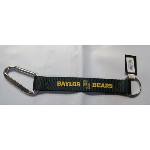 NCAA Baylor Bears Wristlet Carabiner w/Key Ring 8.5" long by Aminco