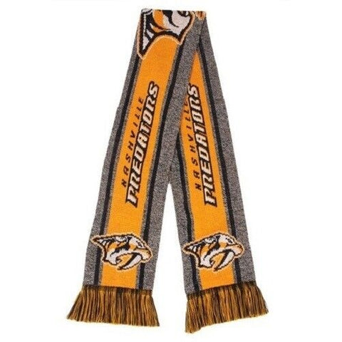 NHL Nashville Predators 2021 Gray Big Logo Scarf 64" by 7" by FOCO