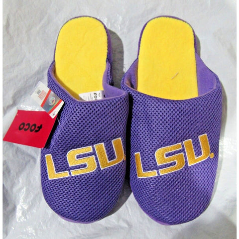 NCAA LSU Tigers Mesh Slide Slippers Size S by FOCO