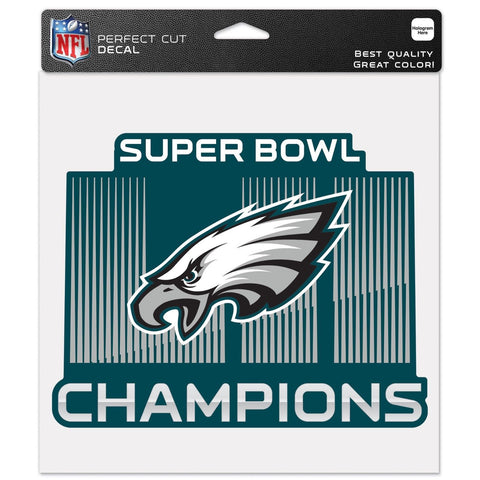 Philadelphia Eagles Super Bowl LII 8" x 8" Prefect Cut Decal Logo WinCraft