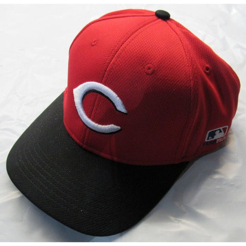MLB Adult Cincinnati Reds Road Raised Replica Mesh Baseball Cap Hat 350