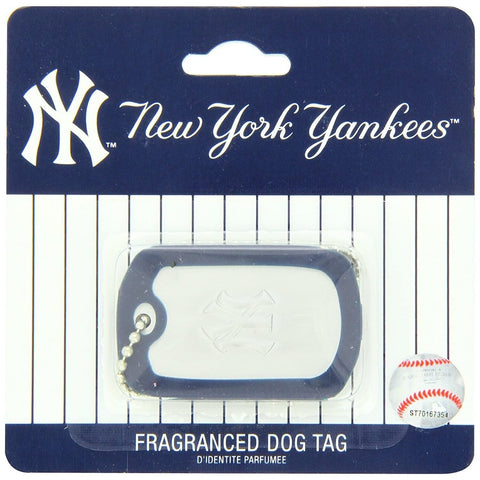 MLB New York Yankees Metal Men's Fragranced Dog Tag Licensed by CloudBreak Group