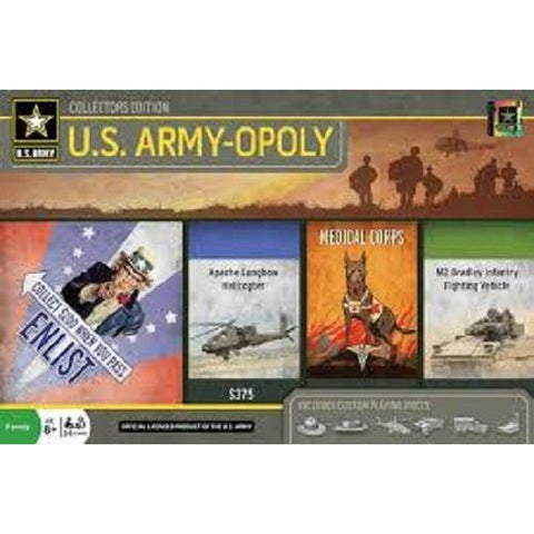 U.S. Army-opoly (Monopoly) Junior Board Game Masterpieces Puzzles Co