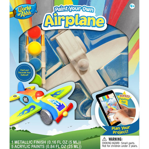 MasterPieces Works of Ahhh... Airplane Wood Paint Kit 21421