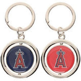MLB Spinning Logo Key Ring Keychain Forever Collectibles Select Team to Left