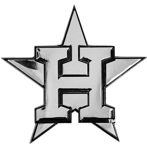 MLB Houston Astros 3-D Chrome Heavy Metal Emblem By Team ProMark