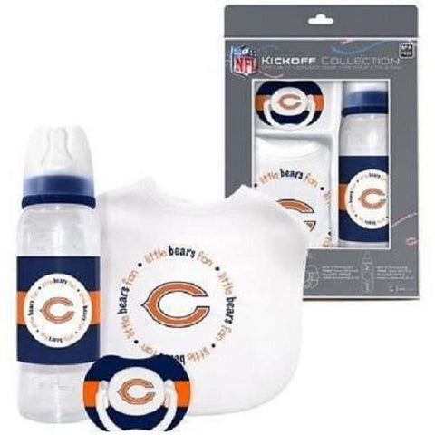 NFL Chicago Bears Gift Set Bottle Bib Pacifier by baby fanatic