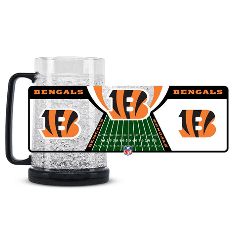 NFL Cincinnati Bengals 16oz Crystal Freezer Mug by Duck House