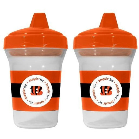 NFL Cincinnati Bengals Toddlers Sippy Cup 5 oz. 2-Pack by baby fanatic