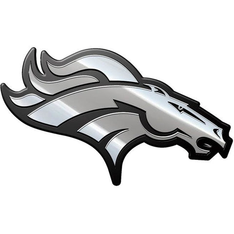 NFL Denver Broncos 3-D Chrome Heavy Metal Emblem By Team ProMark