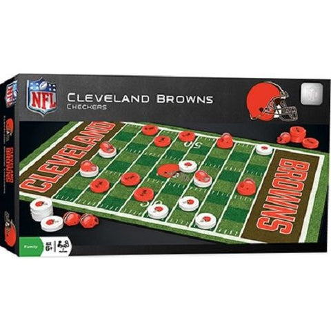 NFL Cleveland Browns Checkers Game by Masterpieces Puzzles Co.