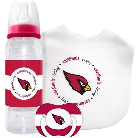 NFL Arizona Cardinals Gift Set Bottle Bib Pacifier by baby fanatic