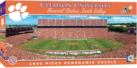 NCAA Clemson Tigers Panoramic 1000pc Puzzle by Masterpieces Puzzles