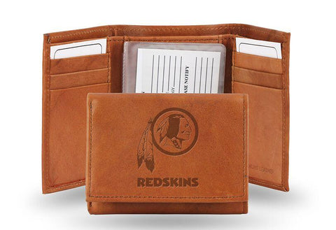 NFL Washington Redskins Tri-fold Leather Wallet by Rico