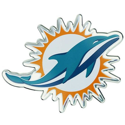 NFL Miami Dolphins 3-D Color Logo Auto Emblem By Team ProMark