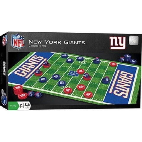 NFL New York Giants Checkers Game by Masterpieces Puzzles Co.