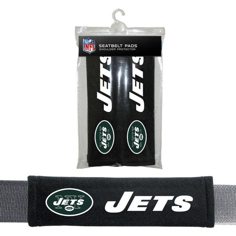 NFL New York Jets Velour Seat Belt Pads 2 Pack by Fremont Die