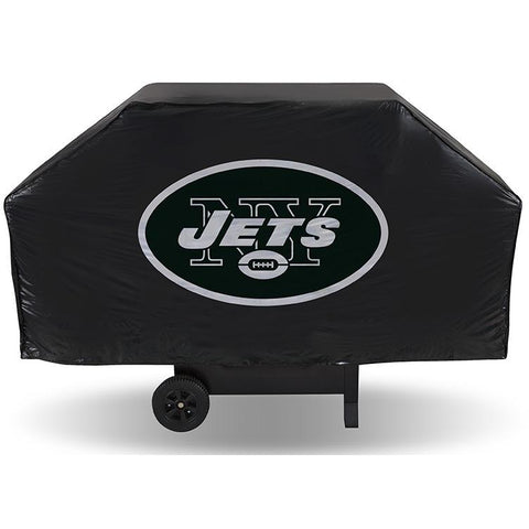 NFL New York Jets 68 Inch Vinyl Economy Gas / Charcoal Grill Cover