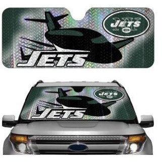 NFL New York Jets "JET" Automotive Sun Shade Universal Size Team ProMark