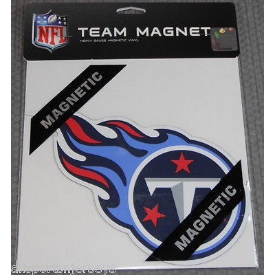NFL Tennessee Titans 8 Inch Auto Magnet Die Cut Logo by Fremont Die
