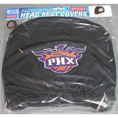 NBA Phoenix Suns Headrest Cover Embroidered Logo Set of 2 by Team ProMark