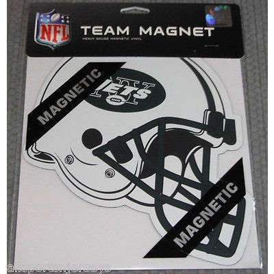 NFL New York Jets 8 Inch Auto Magnet Die Cut Helmet by Fremont Die