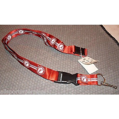 NCAA Alabama Crimson Tide Red Lanyard Detachable Buckle 23" L 3/4" W by Aminco