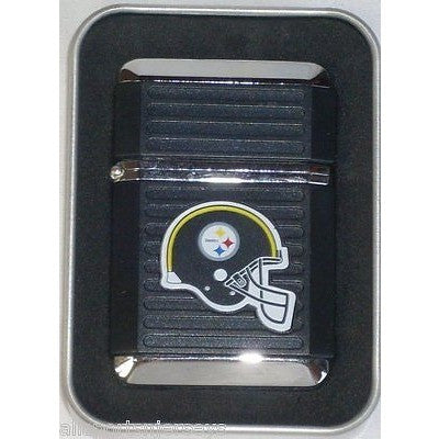 NFL Pittsburgh Steelers Refillable Butane Lighter w/Gift Box by FSO
