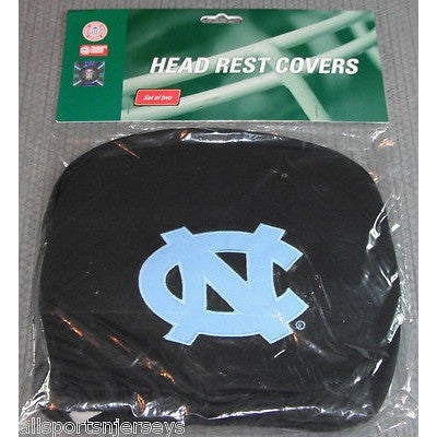 NCAA North Carolina Tar Heels Headrest Cover Embroidered Logo Set of 2 by Team ProMark