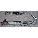 NFL Las Vegas Raiders Reversible Lanyard Keychain by AMINCO