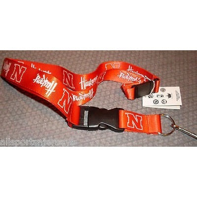 NCAA Nebraska Cornhuskers Red Lanyard 23" Long 1" Wide by Aminco