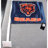 NFL Chicago Bears Logo on Blue Window Car Flag