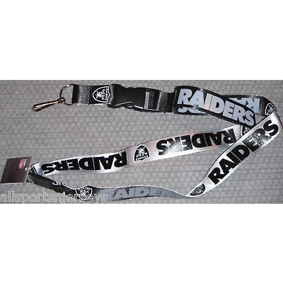 NFL Las Vegas Raiders Reversible Lanyard Keychain by AMINCO
