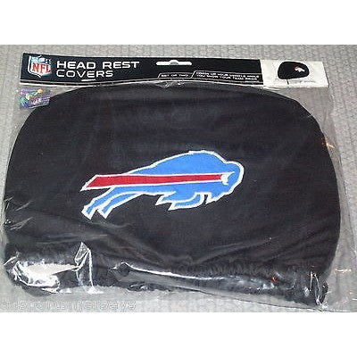 NFL Buffalo Bills Headrest Cover Embroidered Logo Set of 2 by Team ProMark