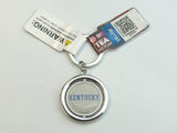 NCAA Spinning Logo Key Ring Keychain Forever Collectibles Select Team to Left