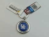 NCAA Spinning Logo Key Ring Keychain Forever Collectibles Select Team to Left