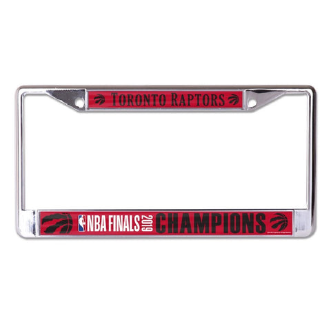 NBA Toronto Raptors NBA Finals 2019 Champions Laser Cut Metal License Plate Frame