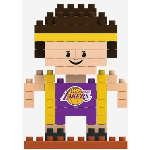 NBA Los Angeles Lakers Team Player Shaped BRXLZ 3-D Puzzle 79 Pieces