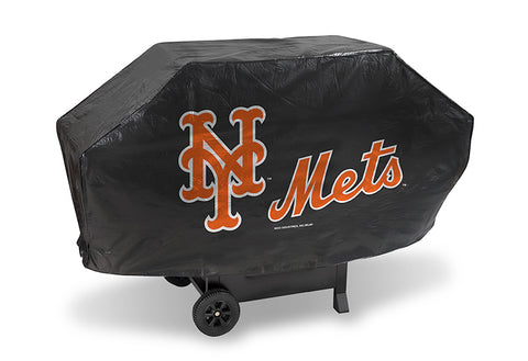 MLB New York Mets 68 Inch Deluxe Vinyl Padded Grill Cover by Rico Industries
