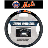 MLB New York Mets Poly-Suede on Mesh Steering Wheel Cover by Fremont Die