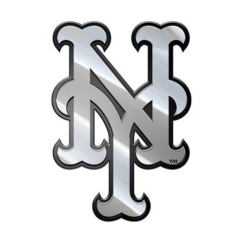 MLB New York Mets 3-D Chrome Heavy Metal Emblem By Team ProMark