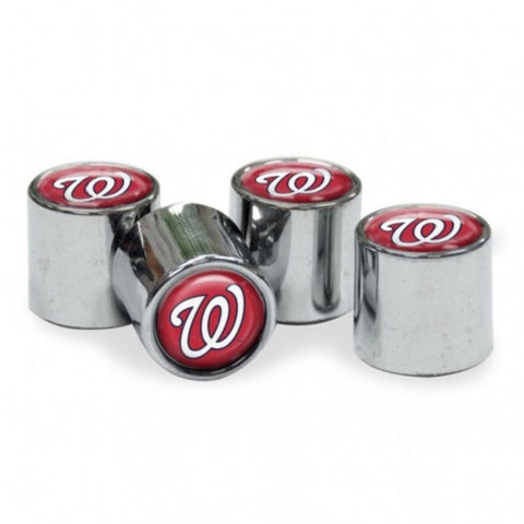 MLB Washington Nationals Chrome Tire Valve Stem Caps by WinCraft