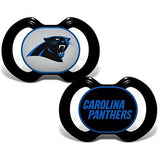 NFL Pacifiers Set of 2 Images Color Shield on Card by baby fanatic