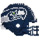 NFL Seattle Seahawks Helmet Shaped BRXLZ 3-D Puzzle 1630 Pieces