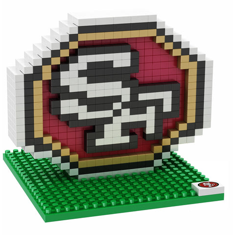 NFL San Francisco 49ers Team Logo BRXLZ 3-D Puzzle 420 Pieces